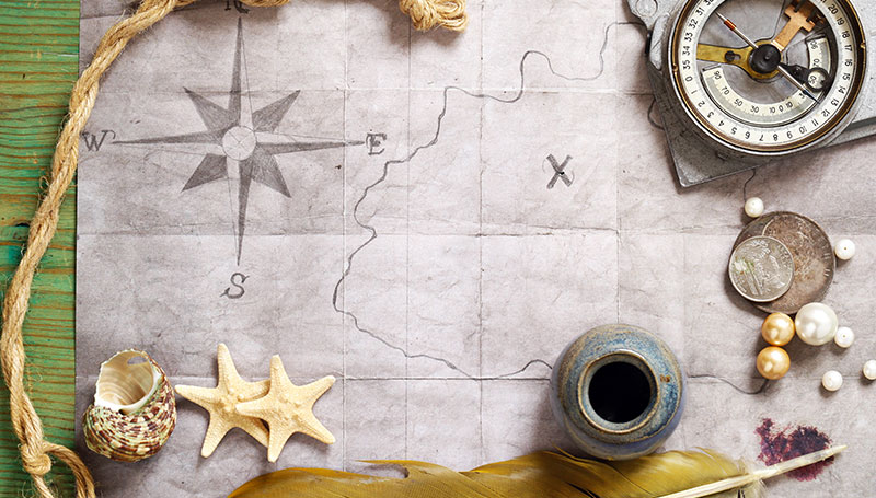 Feste dei bambini: la mappa del tesoro