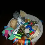 Bambino e giochi: il cesto dei tesori