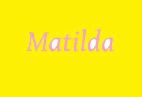 Matilda: significato del nome, caratteristiche e onomastico
