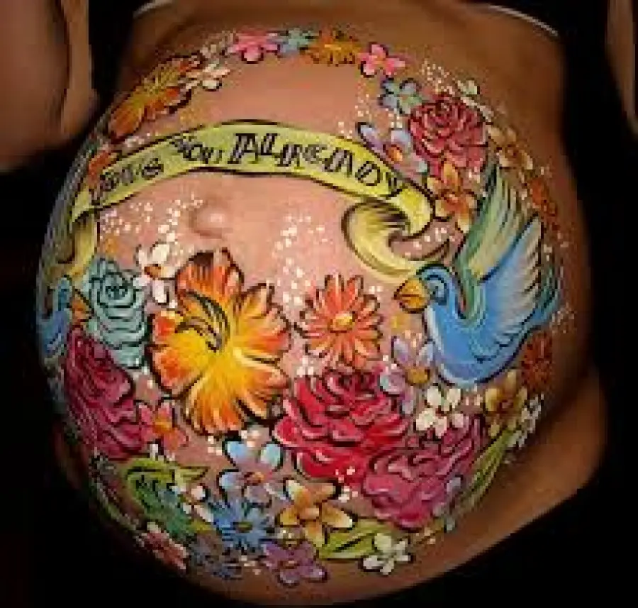 Belly painting: quando il pancione diventa un’opera d’arte
