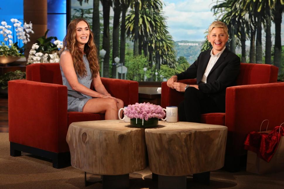 Megax Fox presenta i suoi bimbi da Ellen DeGeneres