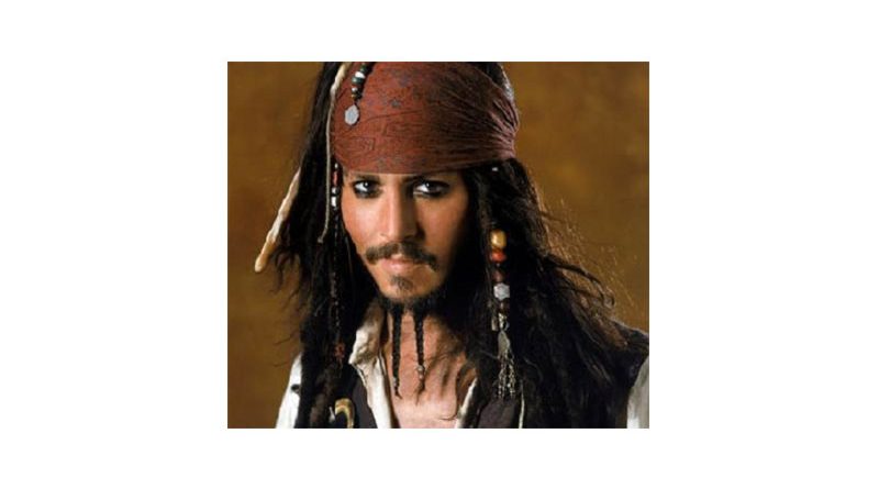 parrucca pirata dei caraibi